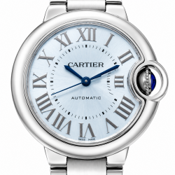 Cartier Ballon Bleu De 33MM WSBB0002 Ice Blue Dial Watch